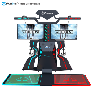 VR Theme Park Equipment FPS Arena Shooting Game Simulator
