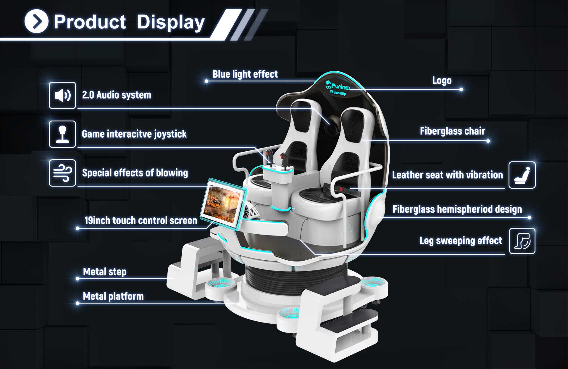 Virtual Reality Battleship Simulator Game Machine - Dynamic Theme - 2