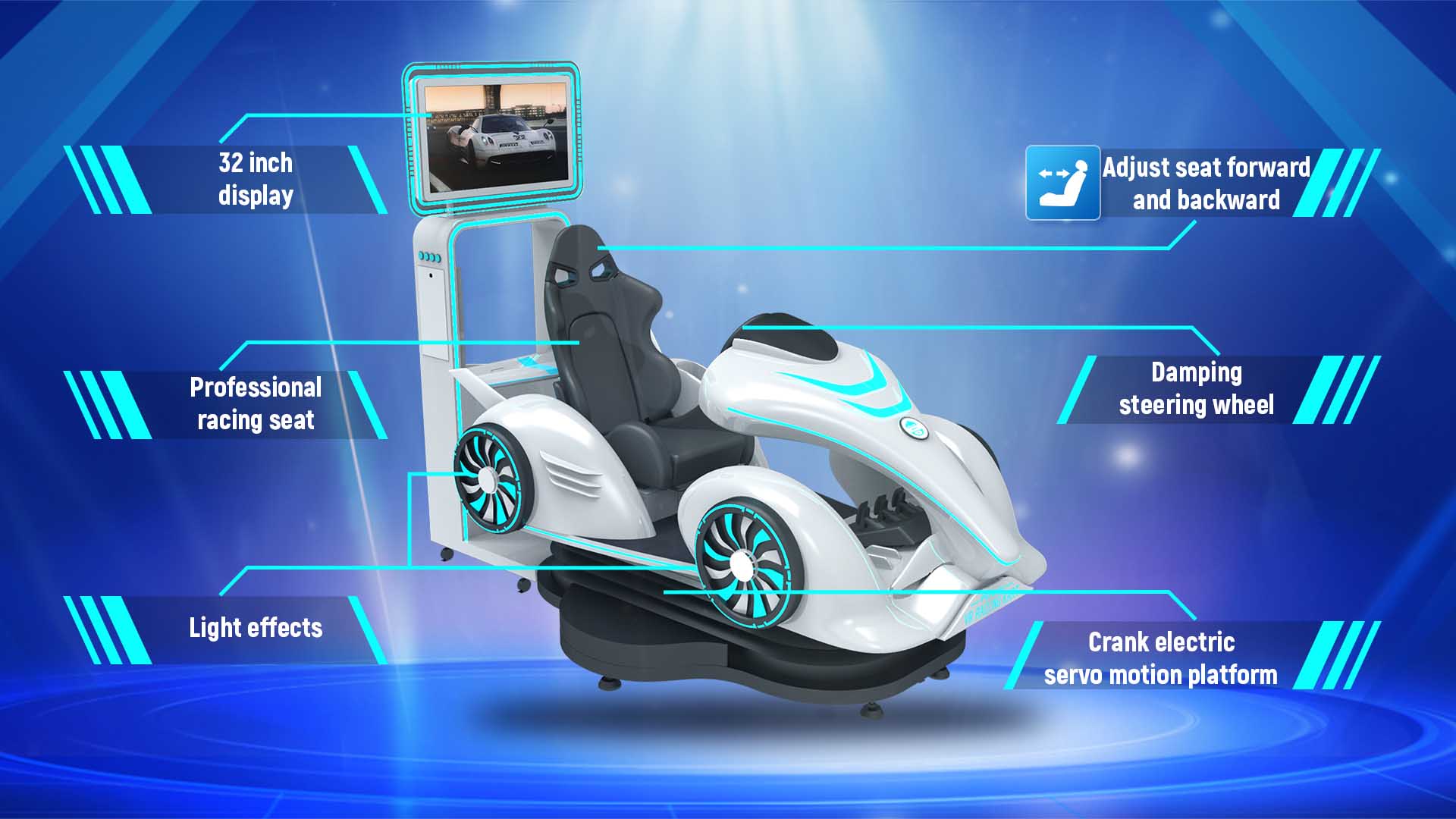 Racing Kart VR Theme Park Machine 9D Virtual Go-Kart Simulator - Dynamic Theme - 2