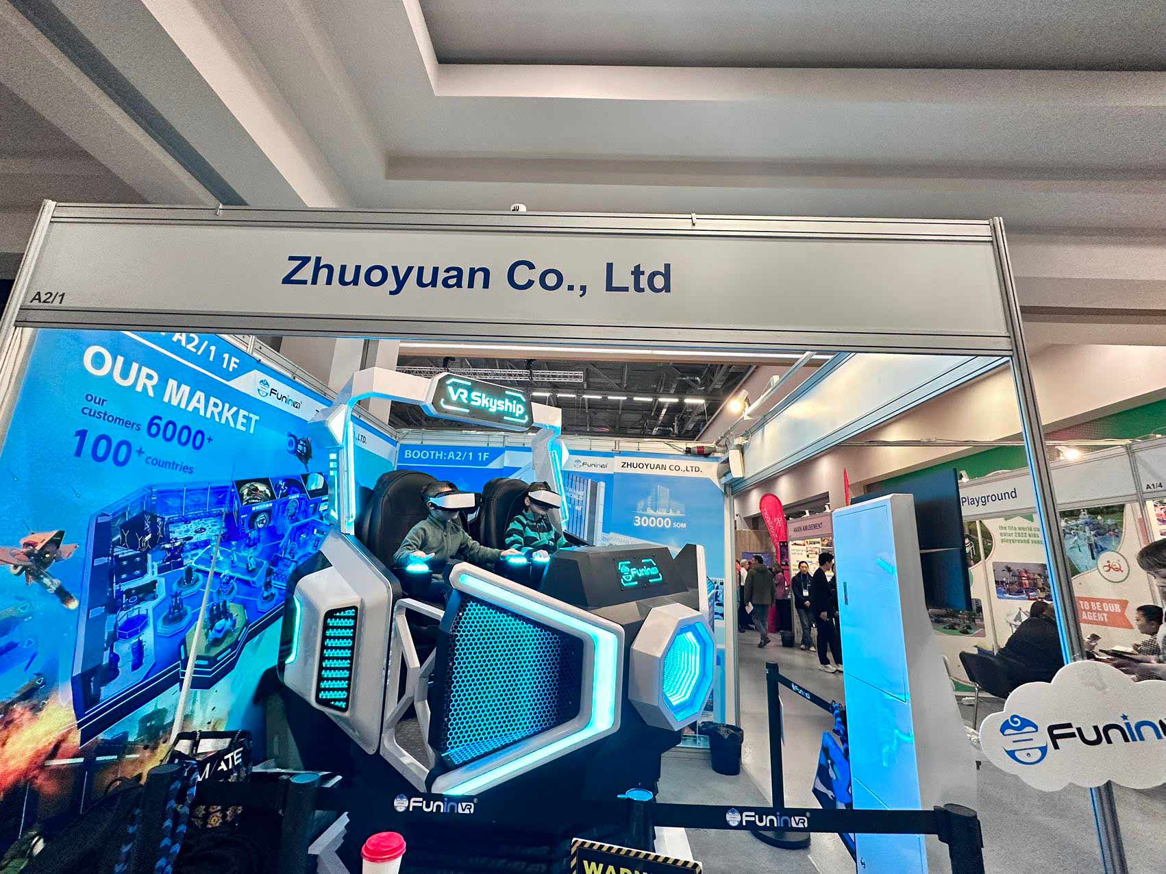 FuninVR VR Gaming Machine Debuts at RAAPA Exhibition 2025 in Russia