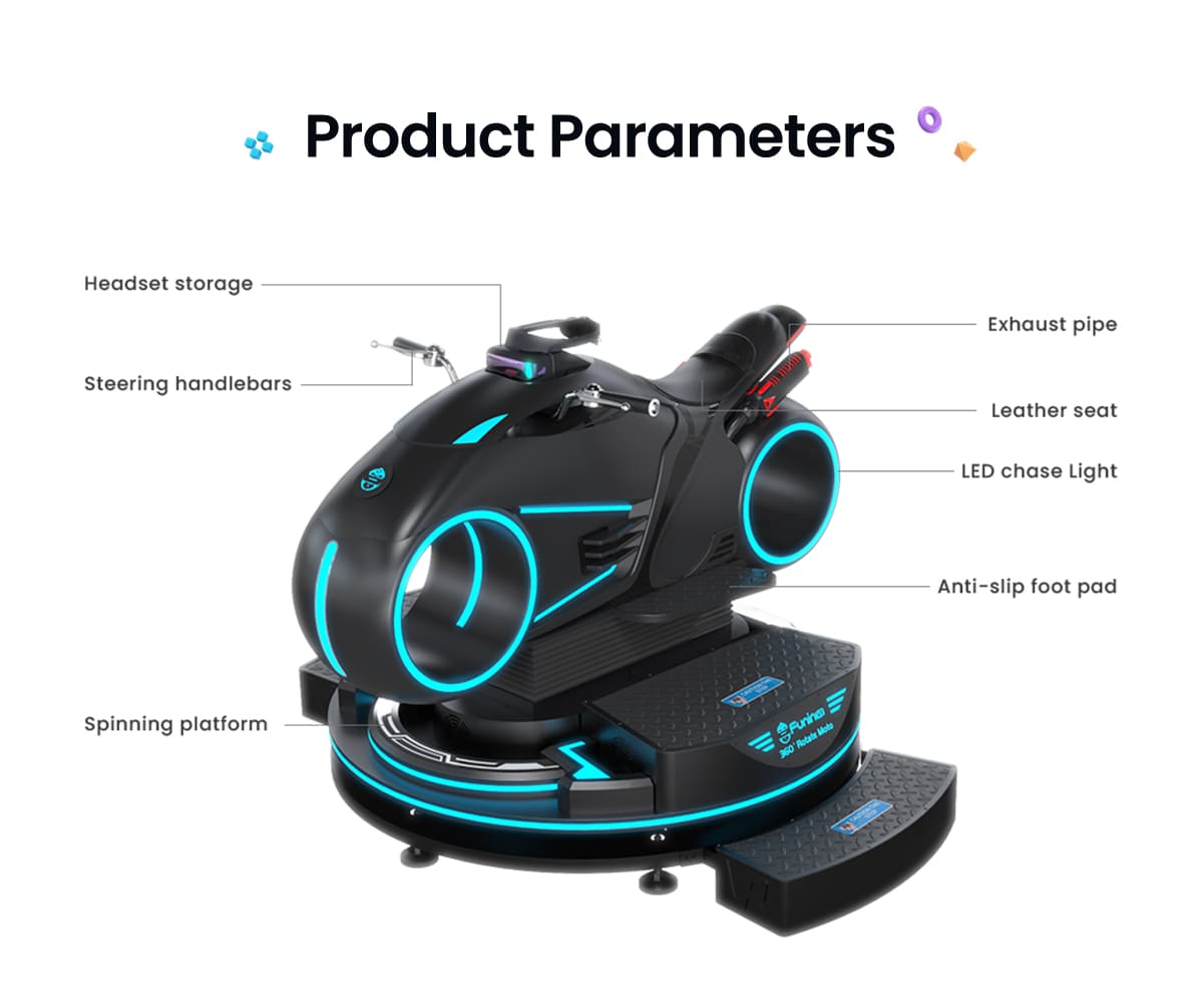 VR Moto Driving Game Machine VR Theme Park Racing Equipment - Dynamic Theme - 2