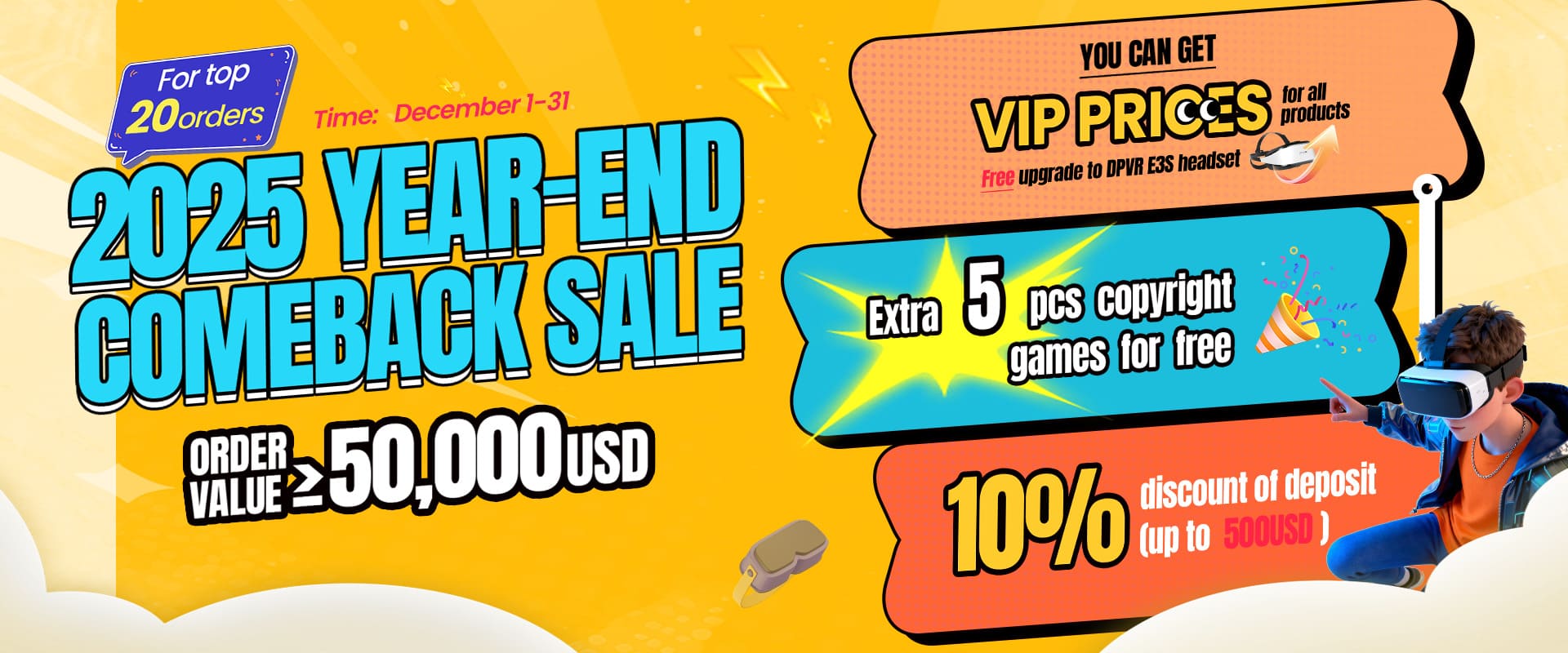 2025 Year-EndComeback Sale