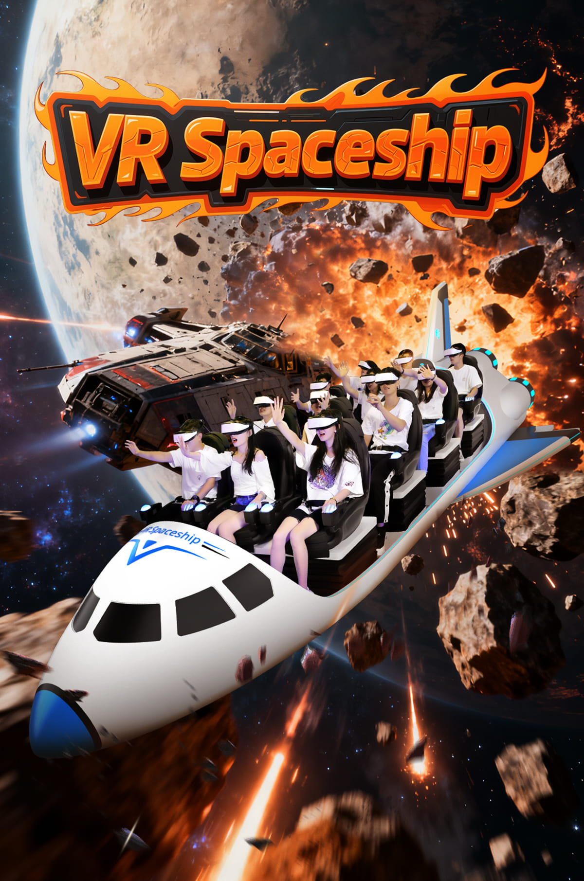 VR Spaceship product descriptions