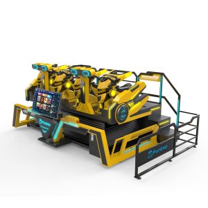 Amusement Park Rides 4 Seats VR Flight Simulator VR Theme Park Solution for Playground