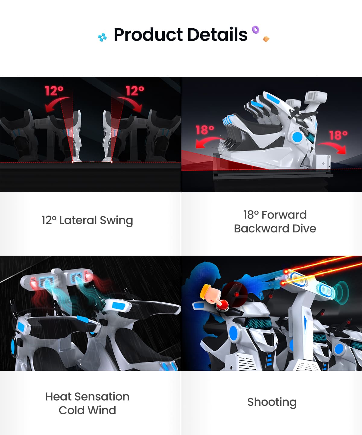 détails du produit : Cavalier de dragon VR 4 Des places