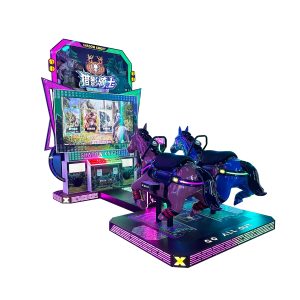 Coin-op horse riding simulator 2-player cooperative arcade cabinet Indoor Playground Mall Coin-op horse riding simulator 2-player cooperative arcade cabinet Indoor Playground Mall