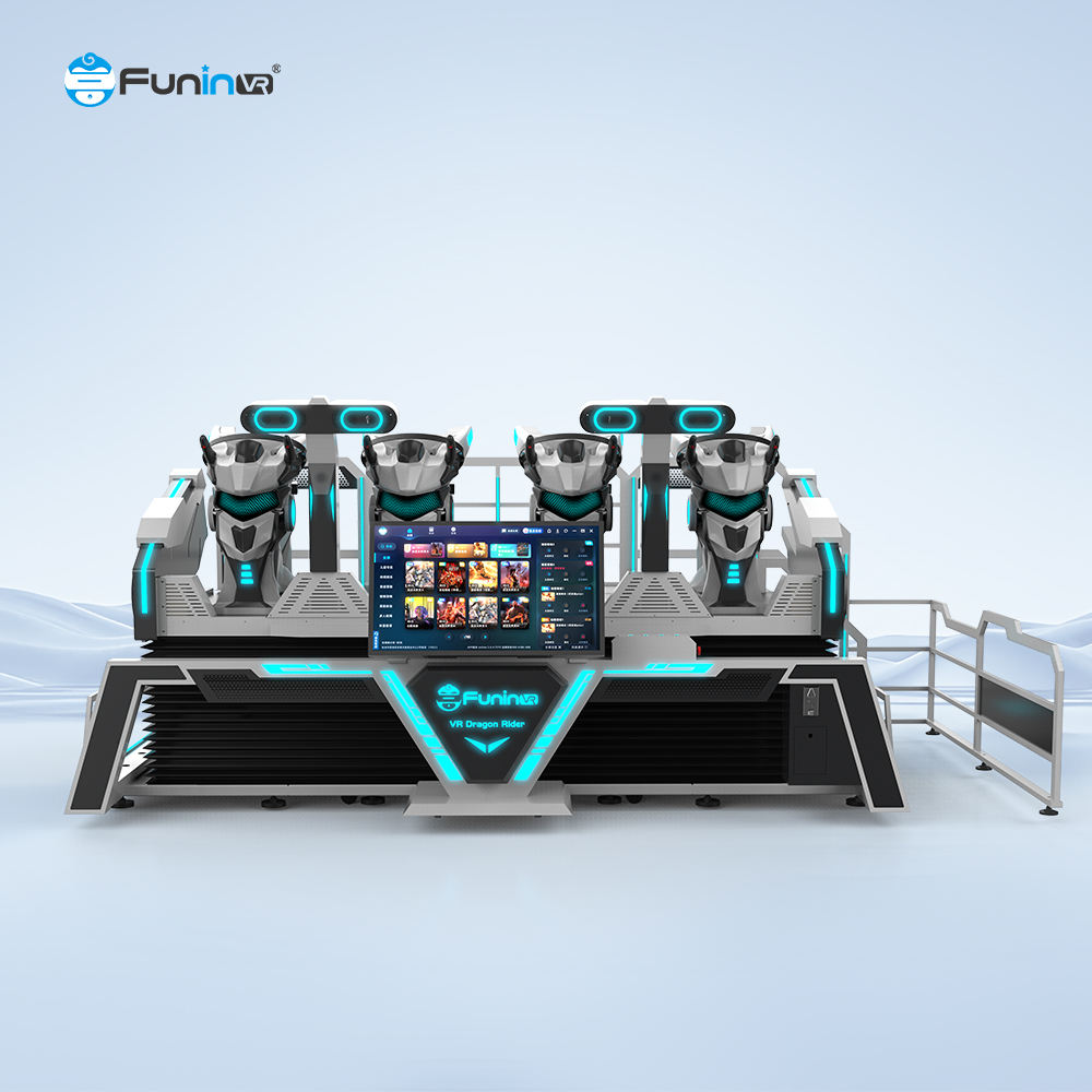 Amusement Park Rides 4 Seats VR Flight Simulator VR Theme Park Solution ...