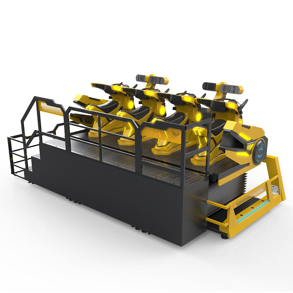 Promenades de parc d'attractions 4 Solution de parc à thème VR Flight Simulator VR pour aire de jeux